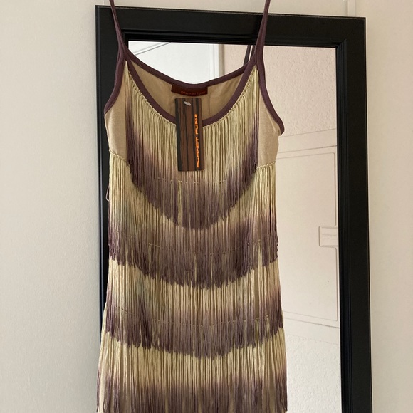 NWT Planet Funk Tassel Trim Top - Picture 3 of 4